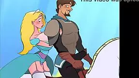 Busty belle gets royal treatment
