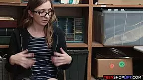 Smart girl punished in erotic femdom