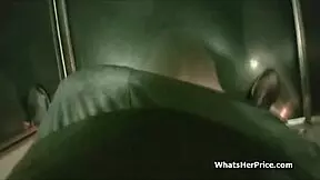 A young European teen fucks for money in the streets