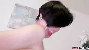 Busty 18-year-old Cadey Mercury gets a intense and nasty cock banging