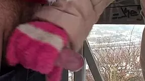 Skinny European blonde goes on a camping trip so she can get her pussy destroyed
