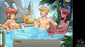 Magrelas' hot Jacuzzi scene