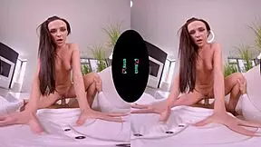 VR porn video: Slender teen slammed