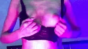 18y old blonde masturbates with a dildo before bed
