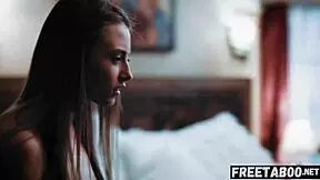 Caught in the act: Cock slamming and giant cock in hot 3 way explicit
