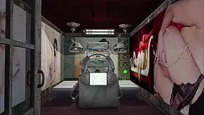 Hentai girl receives a fuck machine in the new Fallout 4 scene