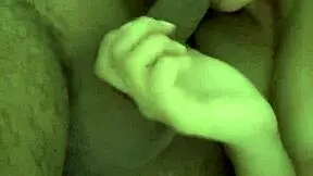 Amateur with big booty sucks cock