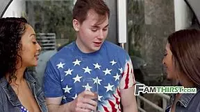 A pack of American young people indulge themselves in forbidden family stranger wishes