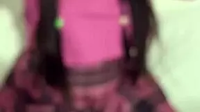 18-year-old college girl gets fucked and has her panties stained