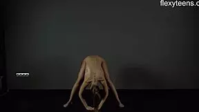 18-year-old Zina shows off her ballerina skills in this gymnastics video