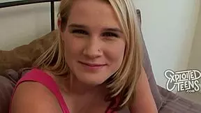 Newcomer's first porn video: A cock-hungry teen's journey