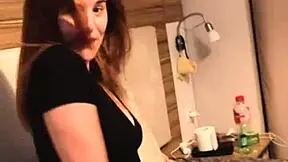 Ritafox shows off her nice big tits and bouncing juicy and firm ass in this solo masturbation scene