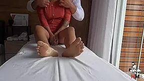 Man sleeps with his wife with the masseur – Real Video