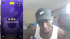 Black beauty shows off her big boobs in this video