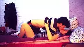 A couple making out love strings: 18 years old the girl gives blowjob and suddenly deepthroat