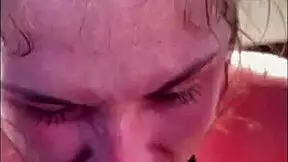 Buxom teen sex babe bends over to throat fuck huge dicked man and get her tight asshole pole ridden