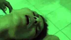 Skinny Latina teen gets licked