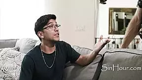 Two porn stars that are step relatives: Taboo stepbrother and stepdaughter go naked on video and have sex