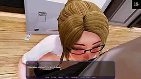 Fuck girl and masturbation scene in anime girls hotel harem episode 11