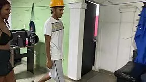 Me and my stepbrother fuck a hot bitch with a big black cock