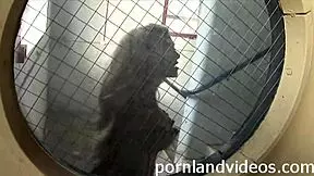 Blond with large tits fucked in the ass by a complete stranger