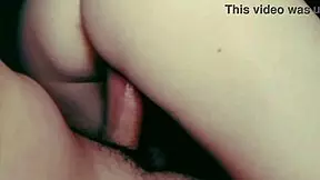 Interracial with a spicy Asian teen the receives a large a cock in her pink lips
