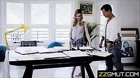 Old man passes time by trying to make his young niece to take her clothes off