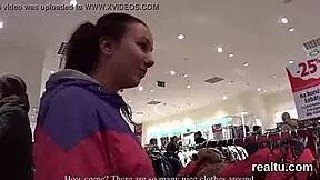 A beautiful young Czech girl is seduced inside a grocery and then energetically ravaged inside point of view view