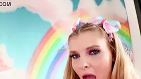 Sloppy blowjob and swallow video