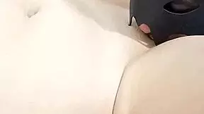 Amateur redhead's sensual tit sucking