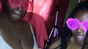 Valentine's Day surprise for ebony BBW