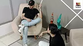 My first time anally with Stepsister in the doggy style