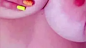 Fresh-faced nude girlfriend’s tight natural boobs revealed to boss for better job & promotion