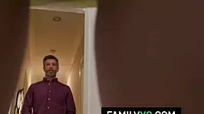 Horny and innocent looking Eliza Ibarra wants to suck and fuck her stepdad’s long dick