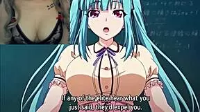 Anime teen fucks his teacher hard at school in uncensored hentai