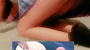 Fresh faced teenager and young Latin star performs cowgirl and anal sex scenes