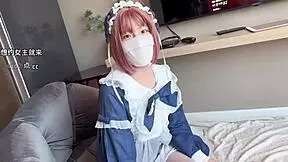 Asian couple's up-door lovemaking adventures
