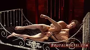 First-time BDSM adventure for hot babe