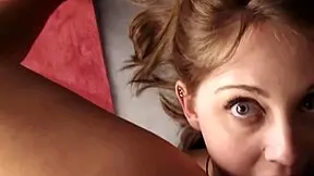 POV video of an 18-year-old girl energetically twerking her tongue on her girlfriend’s private part