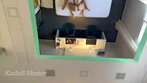 Young blonde satisfies motel guests