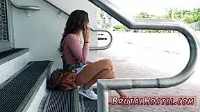 EIGHTEEN YEAR OLD GIRL ON HER FIRST TIME CAUGHT ON CAM GETTING DOMINATED IN A CAR