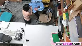 Young thief Penelope punished with hardcore sex
