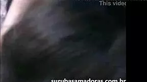 Wild Brazilian couple's nocturnal anal adventure