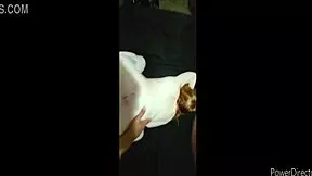Redhead with great ass seduces on top for young man