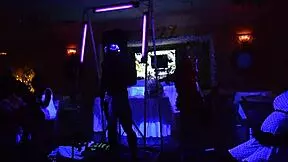 College girl's solo play session