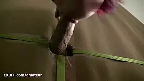 Young adults experiment in bedroom