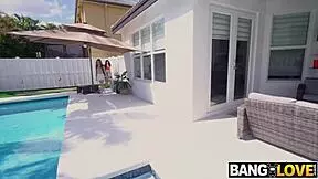 Threesome that involves interracial sex with three beautiful ladies