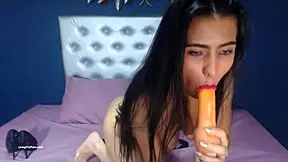 Teen beauty seductive dance or stripping naked on cam