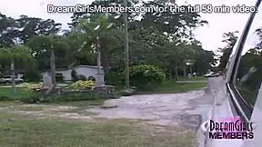 Outdoor 18-year-old girl caught naked in public