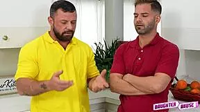 Looking at the final scenes of the car and the hotel room, stepfathers become Violet Gems and Sawyer Cassidy’s pornographic desires in the form of impassioned kissing and oral sex
